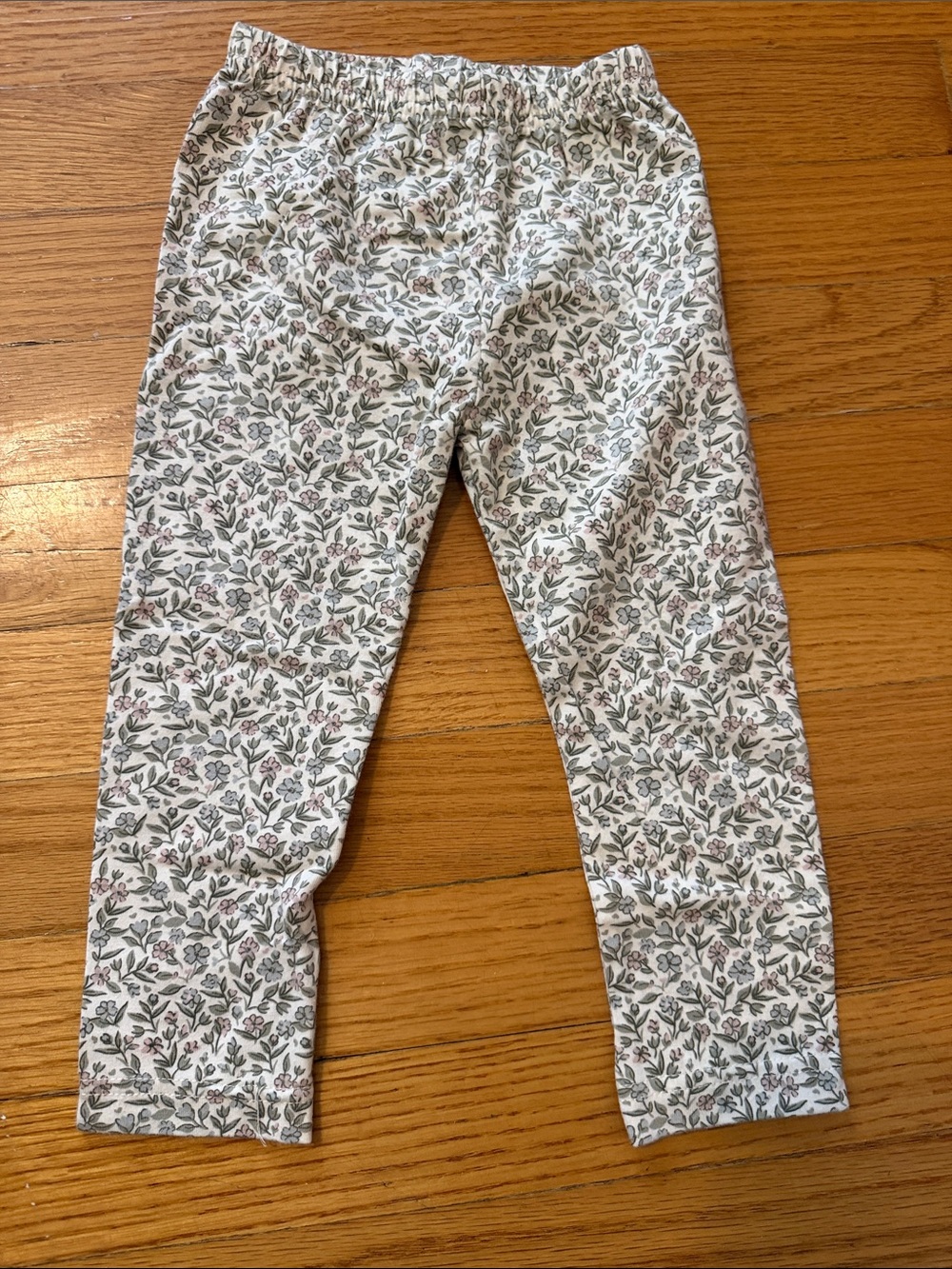 Jamie Kay Floral Leggings in Cream, Pink & Green-1 Year